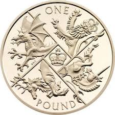 UK 1 pound coin 2015