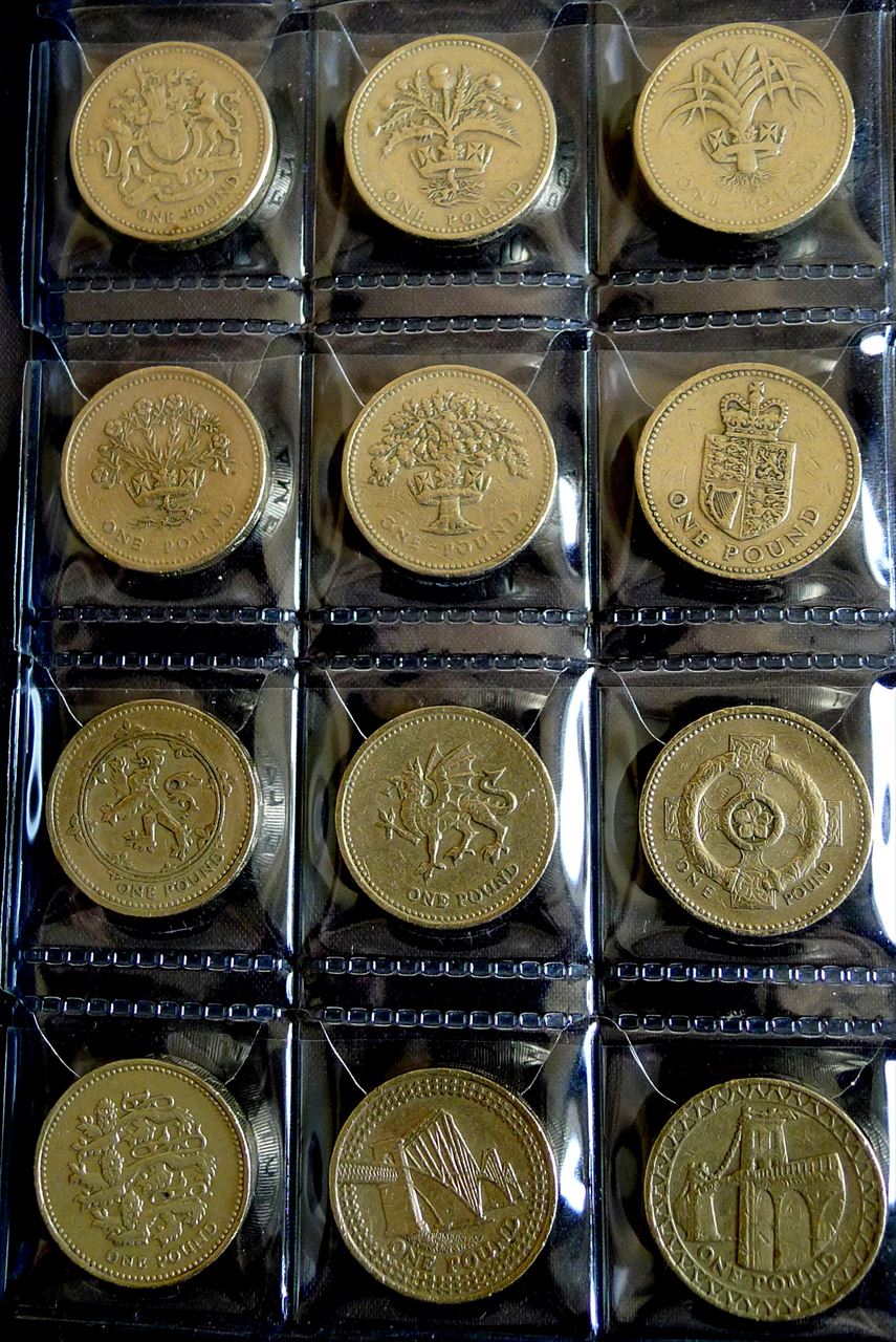 １ポンド硬貨のデザインは全25種類。価値30倍のレアコインも 